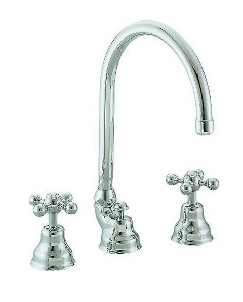 Cisal - Arcana - 3 Hole Duplex Basin Mixer with Spout