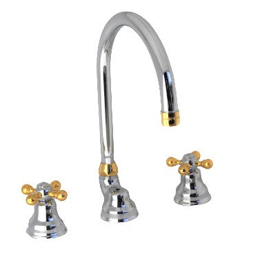 Cisal - Arcana - 3 Hole Duplex Basin Mixer with Spout