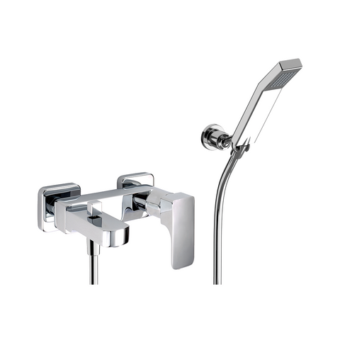 Cisal - Cubic - Single Lever Complete Bath Mixer