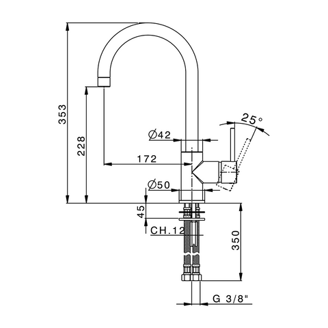 Cisal - City - Single Lever Sink Mixer