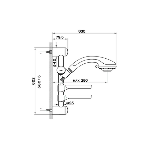 Cisal - Docce - ERMES Sliding Rail