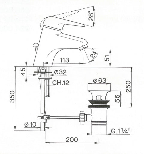 Cisal - EOS - Single Lever Basin Mixer