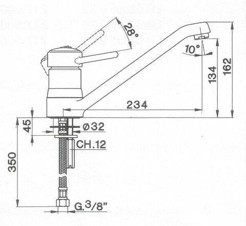 Cisal - Logic - Single Lever Sink Mixer