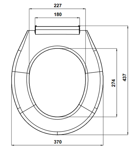 Nikiplast - Accessories - Plastic Toilet Seat Liliya