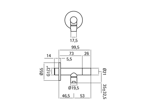 Cisal - Xion - Angle Valve