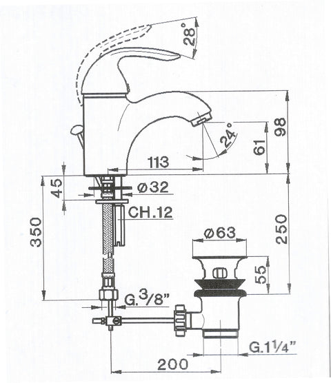 Cisal - Zen - Single Lever Basin Mixer