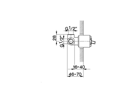 Cisal - Europa - Single Lever Built In Bath Mixer